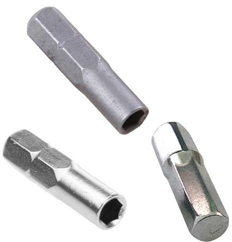 NOPOXA Screw Driver Bit Adapter Precision Bits Set Screwdriver 6.35mm 1/4 Insert Bit Adapter to 4mm Bit Hex Holder 3 Types