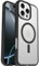 OtterBox Cover per iPhone 16 Pro Max Sleek Series MagSafe, resistente a shock e cadute fino, cover ultrasottile, testata a norme MIL-STD 810G, Trasparente/Nero, Senza Retail Package