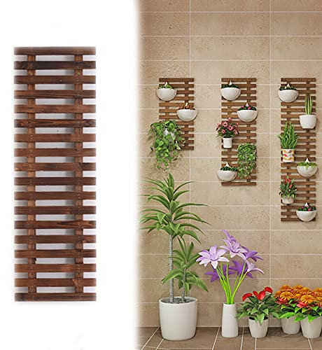 Fioriera da parete in legno per piante grasse, supporto per piante grasse da esterno, con recinzione