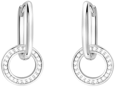SOFIA MILANI - Damen Ohrringe 925 Silber - vergoldet/golden - Zirkonia Creole