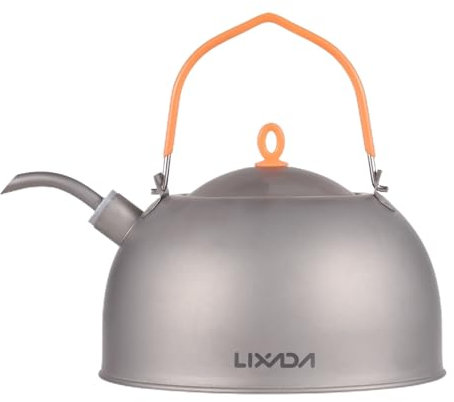 RYTTGOP Camping kettle, cast iron kettle, 0.5L Camping Kettle Camp Tea Coffee Pot, Portable Camping Coffee Pot, for Stove Top, Outdoor, Hiking, Camping, Picnic and Traveling