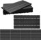 Randaco WPC Terrassenfliesen, 30x60cm 36er Set für 6m² Holzoptik Kunststoff Fliesen Klickfliesen Balkonfliesen mit Drainage, für Garten, Terrasse, leicht zu verlegen, Anthrazit