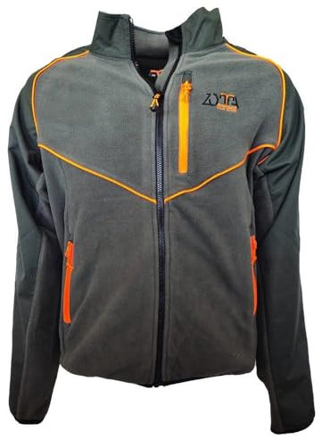ZOTTA FOREST GIACCA PILE RINFORZI VERDE ARANCIO Verde XL
