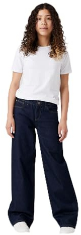 TWO SOON Mädchen Wide Leg Jeans – Breite Denim Hose aus 100% Baumwolle – Relaxed Fit Kinderjeans