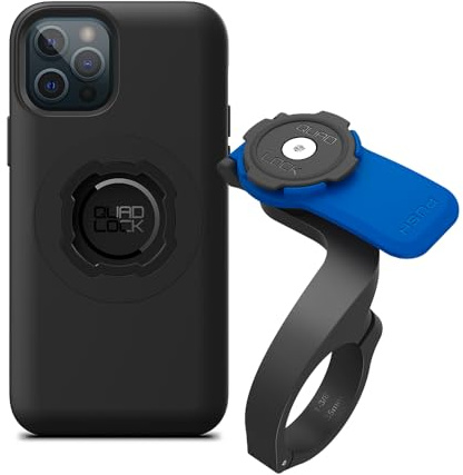 Quad Lock Out Front Handlebar Bike Phone Mount (V3) with MAG Phone Case for iPhone 12/12 Pro