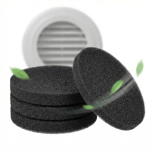 6 Stk Luftfilter für Pluggit EV100/EV200/EV500/REV150 Ersatzfilter 50PPI Filter Lüftungsanlage Wohnraumlüftung Ø140mm Staubsauger Filter Rund Filterklasse G3 für LUNOS e² e2 und ALD-R 160,Typ 9/FIB-3R