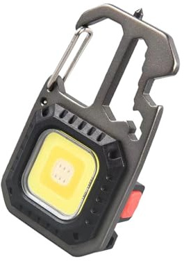 XAGMODSHN Lampes de Poche de Camping puissantes avec Crochet Porte-clés Lampes de Poche LED Texture en Plastique adaptées Situations d ' Urgence Lampe Porte-clés Rechargeable par USB