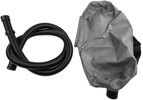 MuchLuckystar 2-Pack Wall Sander Vacuum Bag with 2m Hose, EVA Dust Collector for Self-Priming Sanding Machine and Industrial Vacuum Cleaner, Grey Black
