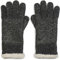 styleBREAKER warme Handschuhe mit Strass und Fleece, Winter Strickhandschuhe, Damen 09010010, Farbe:Dunkelgrau meliert (One Size)