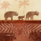 20 Servietten Elefanten-Marsch/Tiere/Afrika 33x33cm