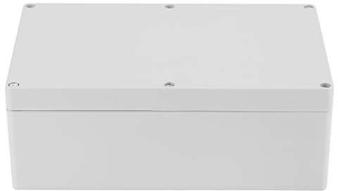 Anschlussdose, Akozon Wasserdicht IP65 Abzweigkasten ABS Kunststoff Gehäuse Fall Power Abzweigdose DIY Stromverteilung Zählerkasten Weiß (230 * 150 * 85mm)