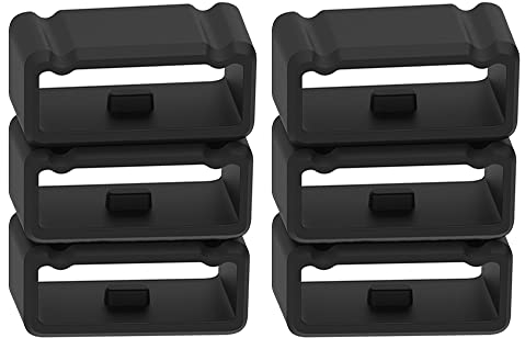 Ruentech Verschlussring Kompatibel mit Garmin Fenix 3/Fenix 3 HR Sportuhr Armband, Uhrenarmbänder Silikon Sichere Schleife für Garmin Fenix 3/Fenix 3 Zubehör Armband