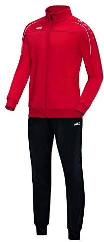 JAKO Unisex Trainingsanzug Polyester Classico, Rot, XXL