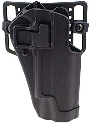 Gexgune Taktische rechte Hand CQC Pistole Holster militärische Concealment Taille Gürtel Loop Paddle Holster (4 Modelle 2 Farben optional)