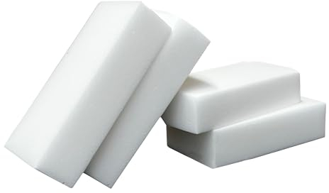 Karl Dahm Schmutzradierer Schwamm 4 Stück I Radiererschwamm 125 x 65 x 30 mm für Wand, Boden Fliesen & Türen I Zauberschwamm gegen hartnäckige Flecken