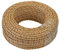 GreenSun Câble Electrique Textile 20M，Câble textile pour lampe Câble d'alimentation Fil de cuivre recouvert de lin 2 noyaux（2x0,75 mm²），Pour DIY Pendentif Lampe，Or clair