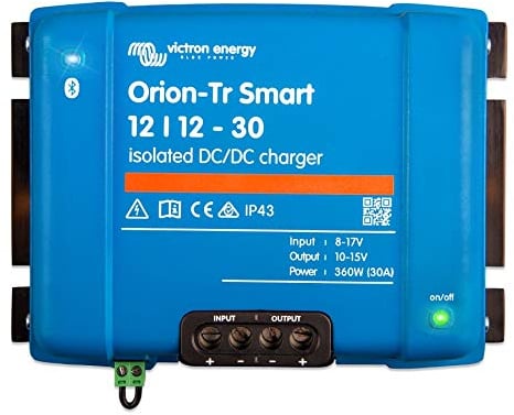 Victron Orion Smart 30A 12V DC to DC charger with Bluetooth connectivity and Galvanic isolation