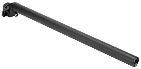 Demeras Fahrrad-Sattelstütze aus Aluminiumlegierung, Rennrad-Sattelstütze für Fahrrad-Enthusiasten für Mountainbikes (schwarz, 27,2 x 450 mm)