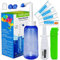 Neti Pot,Sinus Rinse Kit+40Packets Sale Nasale + Idratante Nasale Irroratore Nasale - Neti Pot Sinus Rinse -Sinus Risciacquare - 300 ml Nasale Kit con Bustine di Risciacquo Sinus per adulti e bambini