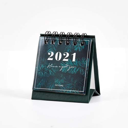 Kalender Kalendarien 2021 Sun Moon Star Series Mini Desktop Papier Landschaft Kalender Dual Daily Scheduler Tischplan Jährlicher Agenda Organizer Kalender Terminkalender (Color : 4)