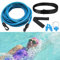 BINXWA Schwimmgurt Für Pool Erwachsene, Einstellbare schwimmtrainer Pool Schwimmgürtel, 4m Pool schwimmgurt gegenschwimm, für pooltrainer/Kinder/Erwachsene(Inklusive ohrstöpsel und nasenklammer)