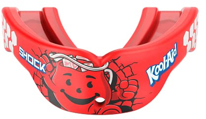 Shock Doctor Mouth Guard, Gel Max Power Mouthguard, Flavored Mouth Guards for Sports, Football, Lacrosse, Hockey, Basketball, Kool Aid Mouth Guard Youth & Adult