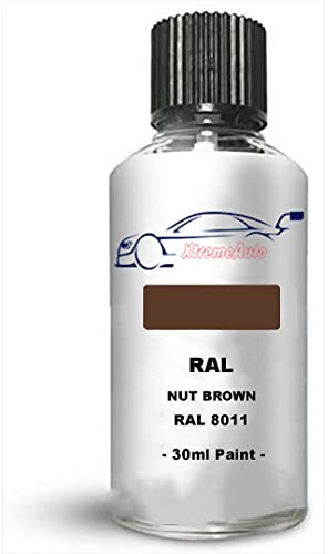 Xtremeauto Touch Up Paint Interior/Exterior RAL 8011 Nut brown Satin Finish Interior Scratch Repair: Wall, Cabinets, Trim, Molding, Furniture, Windows, Fascia