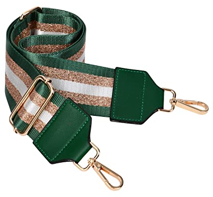 Aucuu Schultergurt, Verstellbarer Bunter Taschengurt, Universeller Langer Riemen, Breiter Riemen Schulterriemen für Damen Herren, DIY Zubehör für Tasche