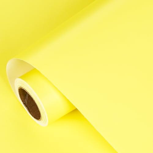 LeZakaa Fluoreszierende Geschenkpapierrolle, neon-zitronengelb, festes Papier für Geburtstag, St. Patrick's Day, Urlaub – 43,2 x 32,8 m
