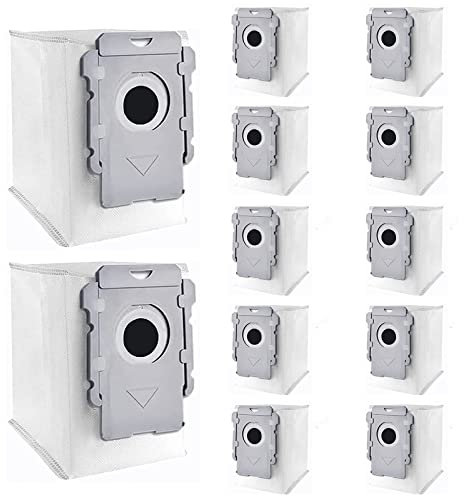 Lot de 12 sacs d'aspirateur pour iRobot Roomba i3, i3+, i4, i4+, i6, i6+ i7, i7+, i7Plus, i8, i8+, j7, j7+, S9, S9+, S9Plus, série i et s