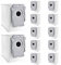 12 Packungen Staubsaugerbeutel für iRobot Roomba i3, i3+, i4, i4+, i6, i6+ i7, i7+, i7Plus, i8, i8+, j7, j7+, s9, s9+, s9plus, i und s Series Clean Base Automatic Dirt Entsorgungsbeutel