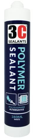 3C Sealants Polymer Sealant Polysulphide Alternative Sealant 380ml White