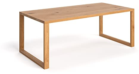 Danzz Stellar-Holztisch Esstisch aus massiver Eiche, modernes Design, hohe Qualität 200x80 cm