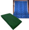 Luga Tenda Zanzariera telo mosche porta balcone finestre moschiera 150x250 cm (Butt/Verde)