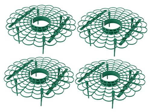 Yardwe 4 Stück Erdbeerständer Squash-Wiege Gartenspalier Reben Klettern Spalier Erdbeerklammer Erdbeer-klettergitter Melone Unterstützt Käfige Kletterpflanze Plastik Blumenstand