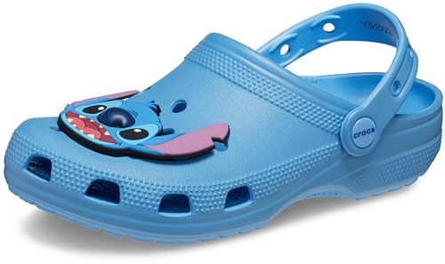 Crocs Unisex-Adult Disney Stitch Classic Clogs, Oxygen, 45/48 EU