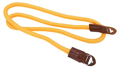 Camera Strap, Camera Sling Camera Strap Vintage Safe Comfortable and Quick Release Camera Shoulder Strap Rope Camera Strap(Yellow)