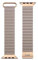 LAUT Novi Luxe, Armband für Apple Watch 38/40/41 mm, Kunstleder, beige