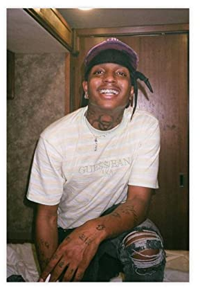 Rap-Skimaske The Slump God Poster Leinwand Poster Wandkunst Dekor Druck Bild Gemälde für Wohnzimmer Schlafzimmer Dekoration ungerahmt 30 x 45 cm
