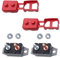 CGEAMDY 2 Pièces Disjoncteur à Réarmement Automatique, Disjoncteurs à Réinitialisation Automatique 12V / 24V DC, Pour Voiture Marine Camion Buse Tondeuse Moto Bateau Chargeur De Batterie(30A)