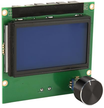 ASHATA pour écran Ender 3 Series, pour Ender 3 pour écran Ender 3 Pro, Pièces D'imprimante 3D, Carte D'écran D'affichage LCD avec Câble Ruban, Module de Commande LCD DIY