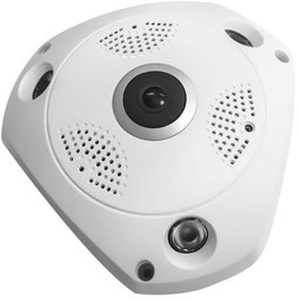 Levitantes 360°-WLAN-Überwachungskamera mit Nachtsicht, Zwei-Wege-Audio und Bewegungserkennung, ideal für Heim- und Geschäftssicherheit.