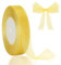 jijAcraft 20mm Transparent Organzaband Gold: Chiffonband für Geschenk 45m Schmal Tüllband für Schleife Transparent Geschenkband für Blumen Basteln, Weihnachtsbaum