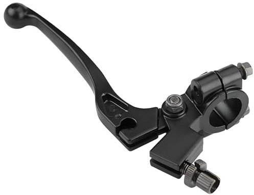 GIONAR Levier d'embrayage et de frein pour moto 50-125 cc Universel 22 mm Alliage d'aluminium Noir