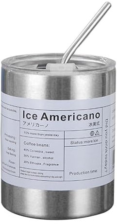 Diuyzoc Americano Tumbler | Water Bottle Tumbler | Coffee Cup Tumbler | Travel Coffee Tumbler | Insulated Coffee Cup | Excellent Quality Suitable for All Types of Users