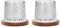 Uten Calice da Acqua Rotante, 275 ML/10 OZ Bicchiere Whisky Cristallo, Sottobicchiere in Bambù, Sensazione Spessa, Coppa da Rum Vetro Latte, Relax e Decompressione, 2 Bicchiere