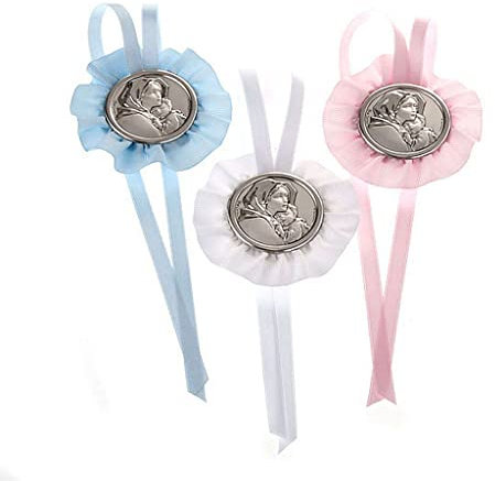 Holyart Dekoration Kinderbett Madonna mit Kind, Rosa