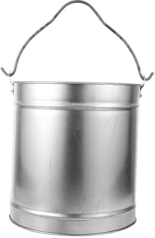 BESPORTBLE Fireplace to Bbq Ash Transfer Bucket Metal Storage Can Garden Burner Bin Bucket for Ash
