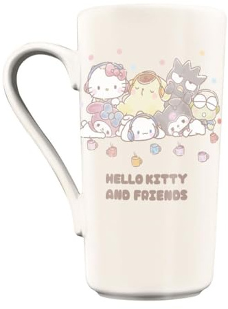 Pyramid International Hello Kitty and Friends Grande Mug – 'Pastels' Kawaii Character Collage – 16.7oz / 470ml – One Size