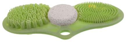 OATIPHO Rutschfeste Fußmatte mit Bimsstein und Silikonmassage Saugnäpfe 35X25cm Fußbad und Peeling für Dusche und Nagelstudio Inklusive Massagefunktion